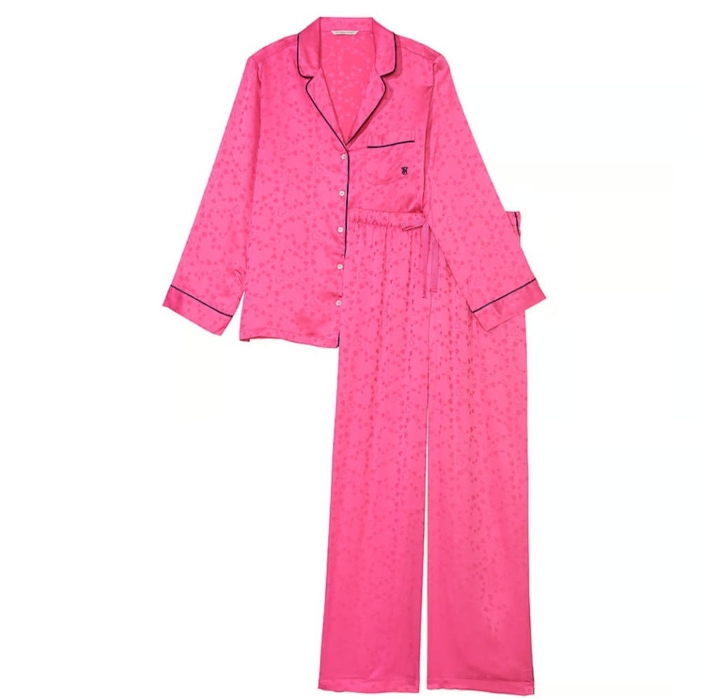VICTORIA'S SECRETSatin Jacquard Long Pajama Set